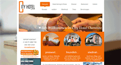 Desktop Screenshot of cityhotel-chemnitz.de